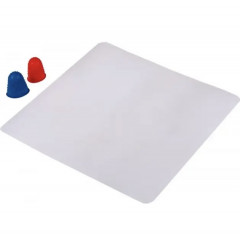 MASTER TOOL Килимок 20х20см для роботи з клейовим пістолетом + 2 наперстка