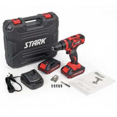 STARK Дриль-шурупокрут акумуляторний ударний CD-20-2 Li-Ion 20В 32Н.м 2хАКБ Кейс