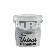 AURA декоративне покриття Velour Silver 1 л