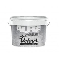 AURA декоративне покриття Velour Silver 2.5 л Будмен