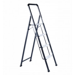 ALOFT Драбина побутова комбінована 4 сходинки чорна