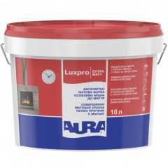 AURA LUXPRO Extramatt матова акрилатна фарба для стін і стель стійка до миття TR NEW 0.9л