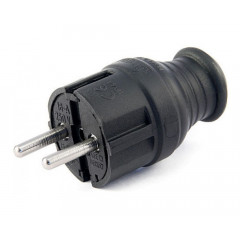 BEMIS Вилка каучук б/з 1*16 A IP44 BEM 11-102