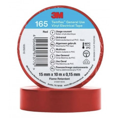 3М Стрічка ізоляційна Temflex 165-15мм х 10м червона Будмен
