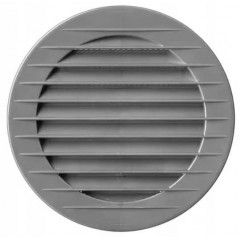 AIRROXY Гратка вентиляційна кругла AOzS grey 100 02-148