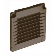 AIRROXY Гратка вентиляційна grill 150x150 brown 02-318