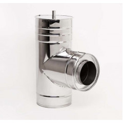 AISI Н/Н Трійник 90° двост.s0.5мм (304/430) d120/180мм