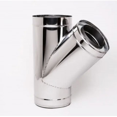 AISI Н/Н Трійник 45° двост.s0.5мм (304/430) d120/180мм