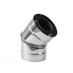 AISI Н/Н Відведення 45° двост.s0.5мм (304/430) d120/180мм