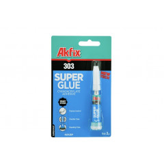 AKFIX Супер клей ціанокрилатний блістер 3гр