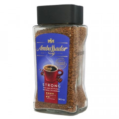 AMBASSADOR Кава Strong розчинна скло 190г