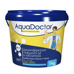 AquaDoctor MC-T хлор 3-в-1 повільної дії в таблетках 1кг/20гр