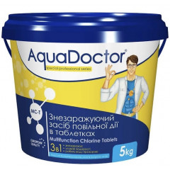 AquaDoctor МС-Т хлор 3-в-1 повільної дії в таблетках 5кг