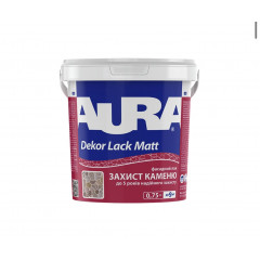 AURA лак акриловий для каменю Dekor Lack Matt 0.75 л
