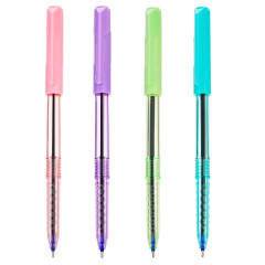 Deli Ручка кулькова EQ03036 син Arrow 0.7 тонований пастельний корпус туба