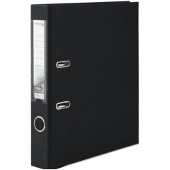 DELTA Папка-реєстратор А4 чорна 50мм ПВХ мет.окант (збірна) D1713-01C