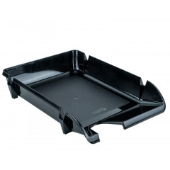 DELTA/AXENT Лоток горизонтальний чорний D4003 (80603)