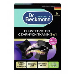 Dr. BECKMANN Серветки для оновлення чорного кольору і тканини 2в1 6 шт