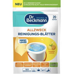Dr.BECKMANN Magic Leaves Розчинна серветка для прибирання Літній Лимон 20 шт