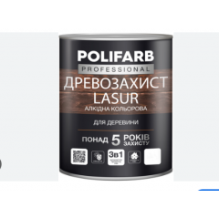 POLIFARB Лазур захисна для дерева каштан 2.2кг