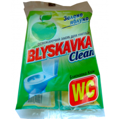 BLYSKAVKA Освіжаючий засіб для унітазу Зелене яблуко запасний блок