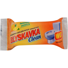 BLYSKAVKA Освіжаючий засіб для унітазу Блок Лимонна свіжість 40г
