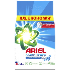 ARIEL Порошок пральний Автомат Аква-Пудра Дотик свіжості Lenor 5.4кг