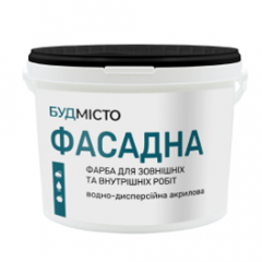 БУДМІСТО Фарба водоемульсійна акрилова фасадна 12/14кг Будмен