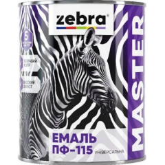 ZEBRA Емаль універсальна ПФ-115 "MASTER" 2.6кг 1238 М38 Темно-зелений Будмен