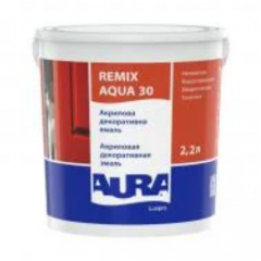 ESKARO Емаль акрилова AURA Luxpro Remix Anticor (RAL 9011 чорна) 2.2л Будмен