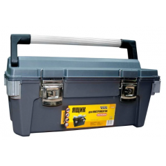 MASTER TOOL Ящик для інструменту 25.5" 650х275х265мм металеві замки Будмен