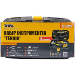 MASTER TOOL Набір інструментів "Технік" 8шт Будмен