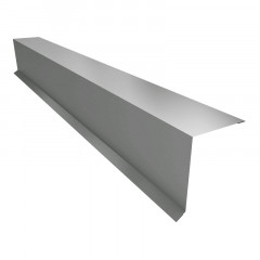 Планка карнизна(козирок) срібл 0.5 Ral 9006 0.27/2000