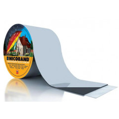NICOBAND Самоклеюча герм.стріч.10*10 срібло