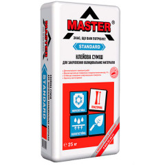 MASTER Клей для плитки STANDARD 25кг