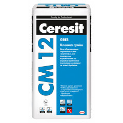CERESIT Клей для плитки д/вн/роб СМ12 25кг