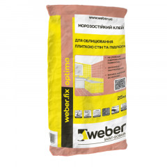 WEBER Клей для плитки та мозаїки Optima 25кг