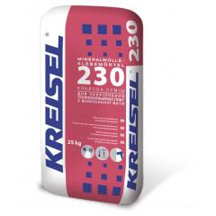 KREISEL Клей для мінвати Mineralwolle-Klebemoertel 230 25кг