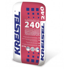 KREISEL Суміш клейова арм. для мін.вати MW ARMIERUNGS GEWEBEKLEBER 240 25кг