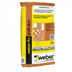 WEBER Клей еластичний Profi + 25кг