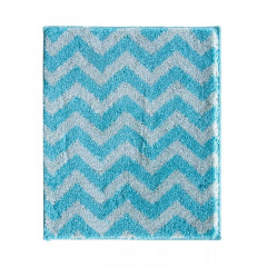 PES CHEVRON Килимок 60х90см блакитний