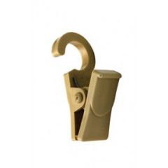 PREMIUM DECOR Крючок зажим/кільця 16мм Золото 20шт
