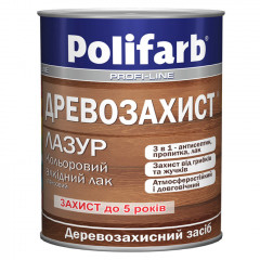 POLIFARB Лазур захисна для дерева зол.сосна 2.2кг
