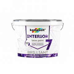 KOMPOZIT Фарба інтер'єрна INTERIOR 7 Біла база А 1.4кг