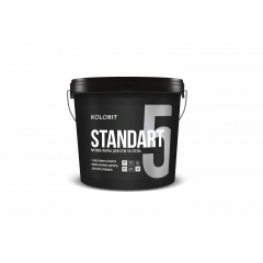 KOLORIT Фарба латексна стійка до миття матова Standart 5 2.7л