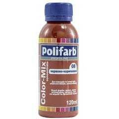 POLIFARB Барвник Color Mix 08 черв.корич. 0.12л