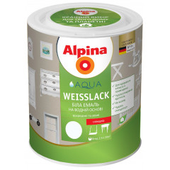 ALPINA Емаль акрилова Aqua Weis. SM шовковисто-матова 2.5л