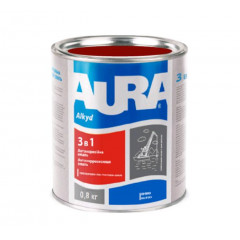 ESKARO AURA Грунт-емаль антикорозійна 3в1 зелена 0.8кг