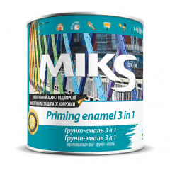 МІКС Грунт-емаль 3в1 RAL 8017 шок-коричн 0.8кг