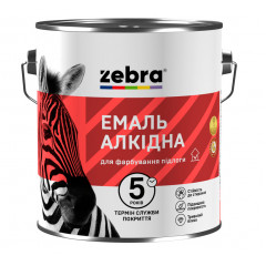 ЗЕБРА Емаль ПФ-266 87 черв-коричн 2.8кг